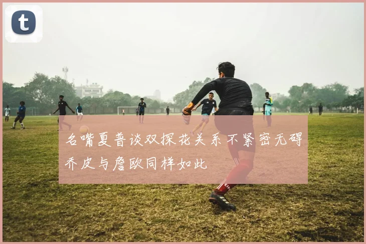 名嘴夏普谈双探花关系不紧密无碍乔皮与詹欧同样如此